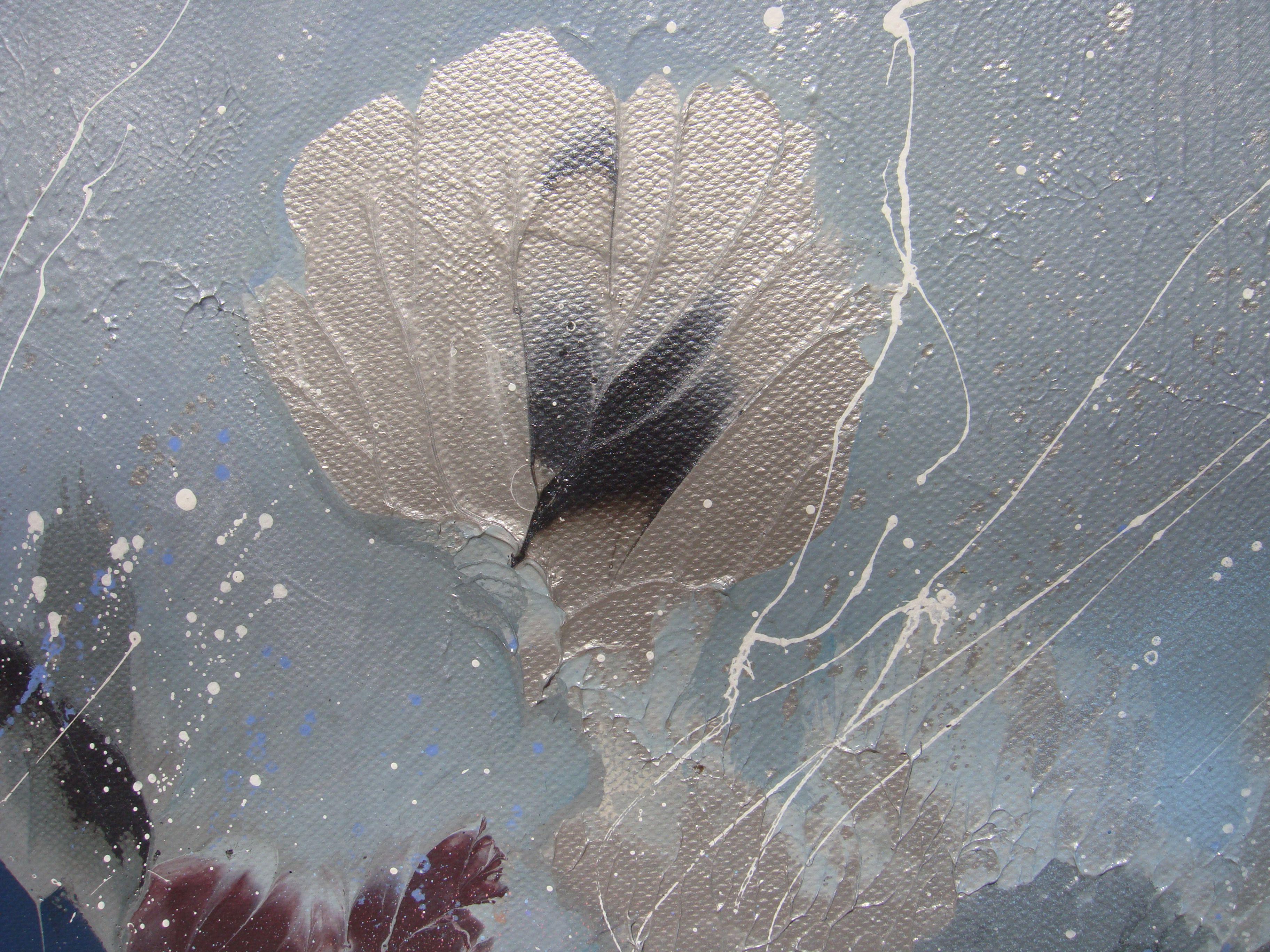 MELODIA DI FIORI, Pittura, Acrilico su tela - Painting Astratto di Irini Karpikioti