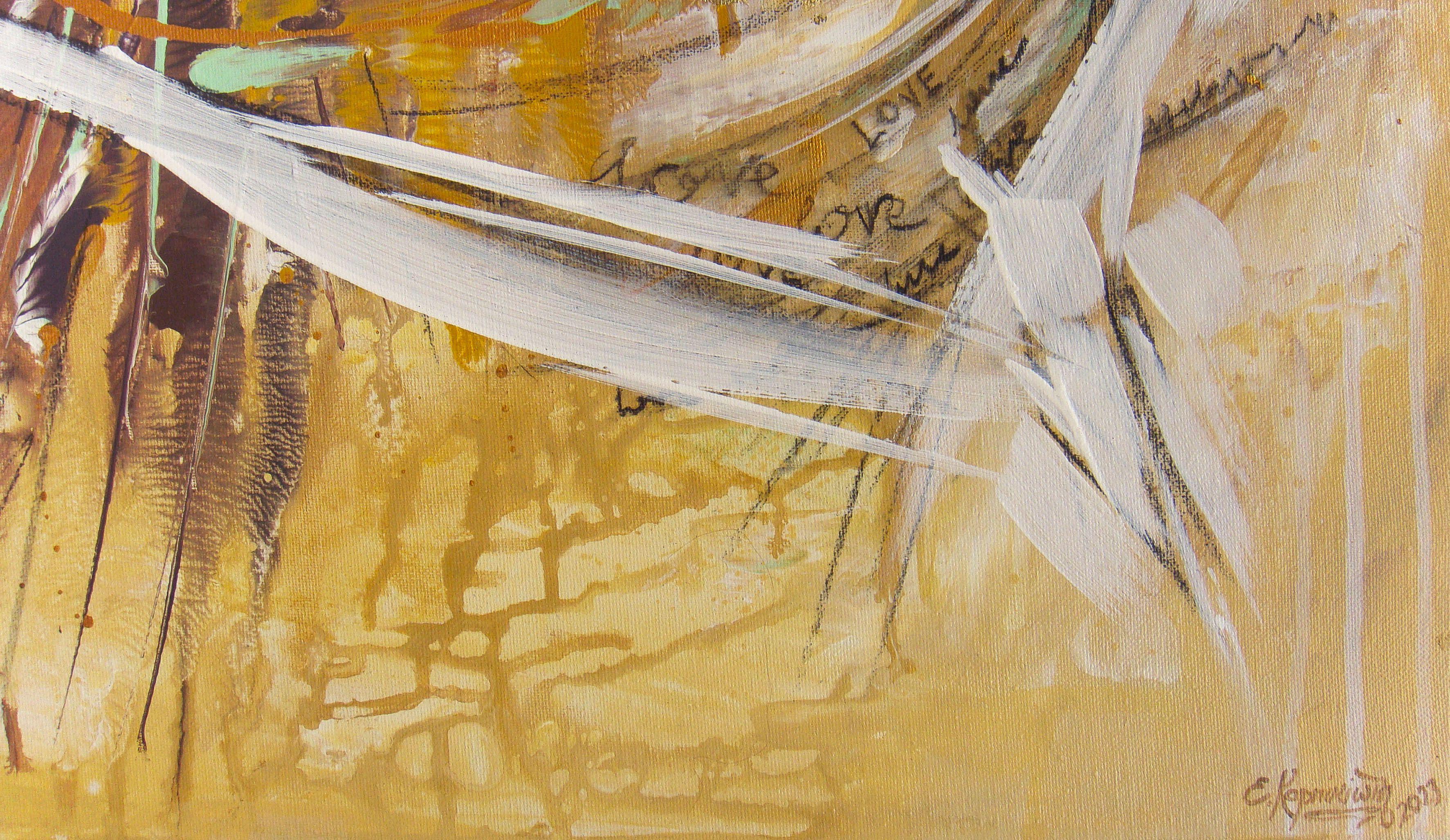FOR YOU, Gemälde, Acryl auf Leinwand im Angebot 1