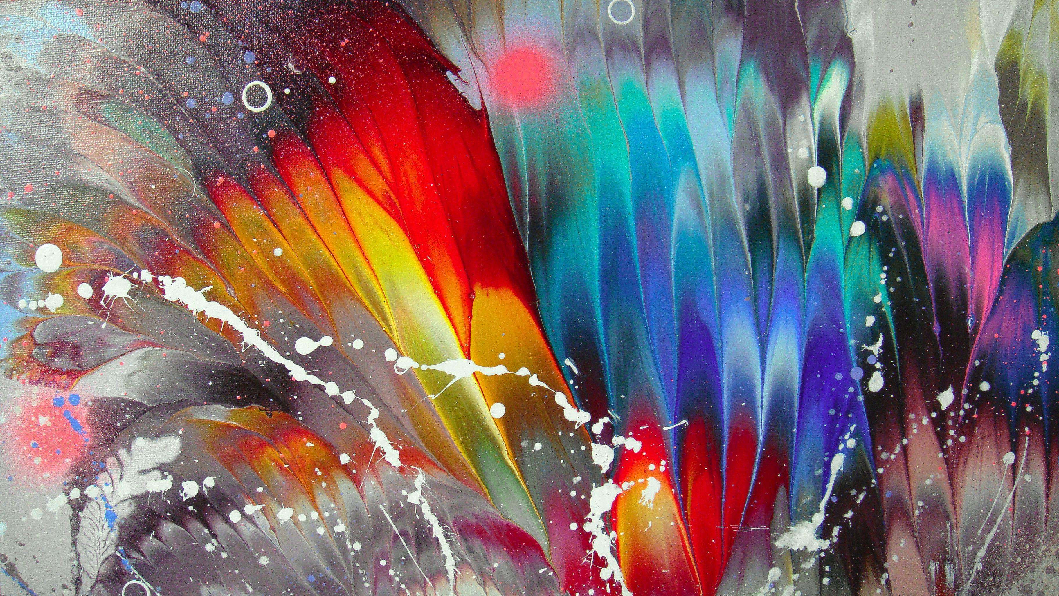 JARDÍN DE LA FELICIDAD, Pintura, Acrílico sobre lienzo - Abstract Painting Marrón de Irini Karpikioti