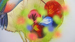 HUMMINGBIRD, Gemälde, Acryl auf Leinwand