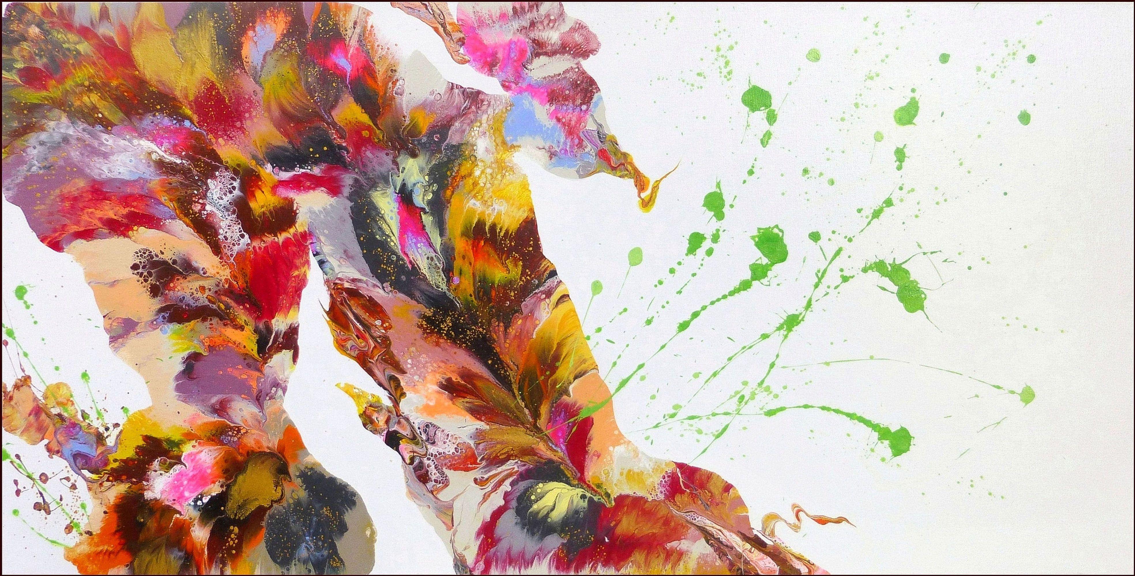 Abstract Painting di Irini Karpikioti - IMMAGINAZIONE, Pittura, Acrilico su tela