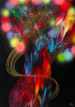 MAGIC TREE OF LOVE, Painting, Acrylic on Canvas