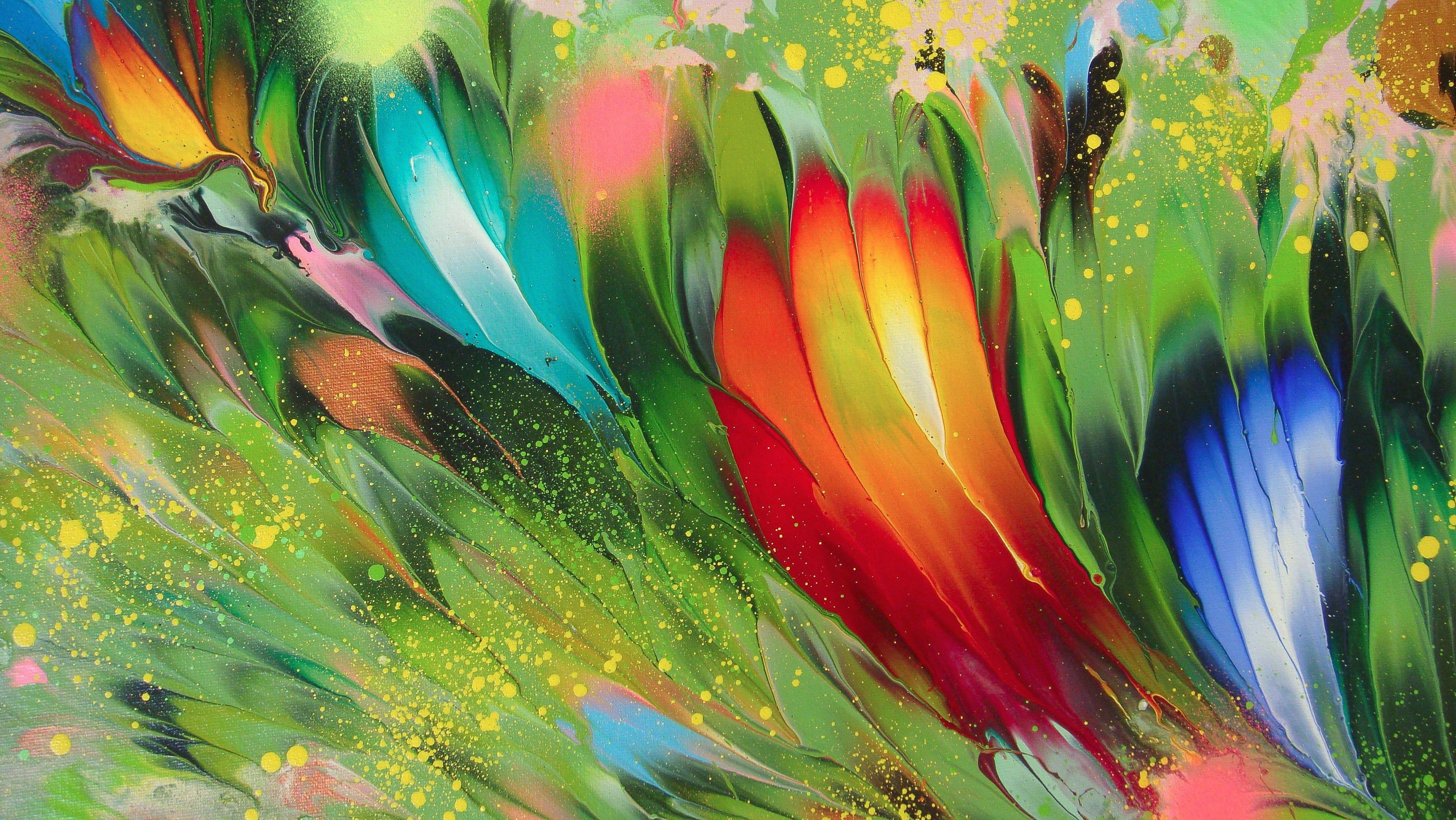 MORNING BEAUTY, Gemälde, Acryl auf Leinwand – Painting von Irini Karpikioti