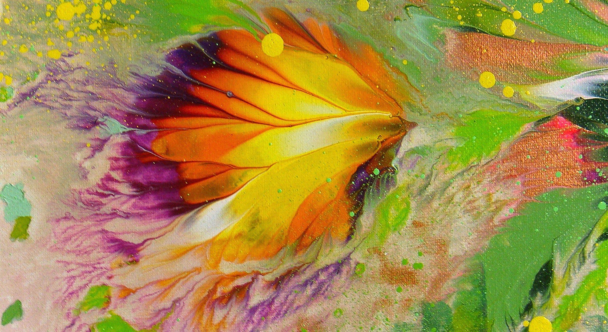 MORNING BEAUTY, Gemälde, Acryl auf Leinwand (Abstrakt), Painting, von Irini Karpikioti