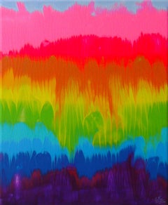 RAINBOW, Gemälde, Acryl auf Leinwand