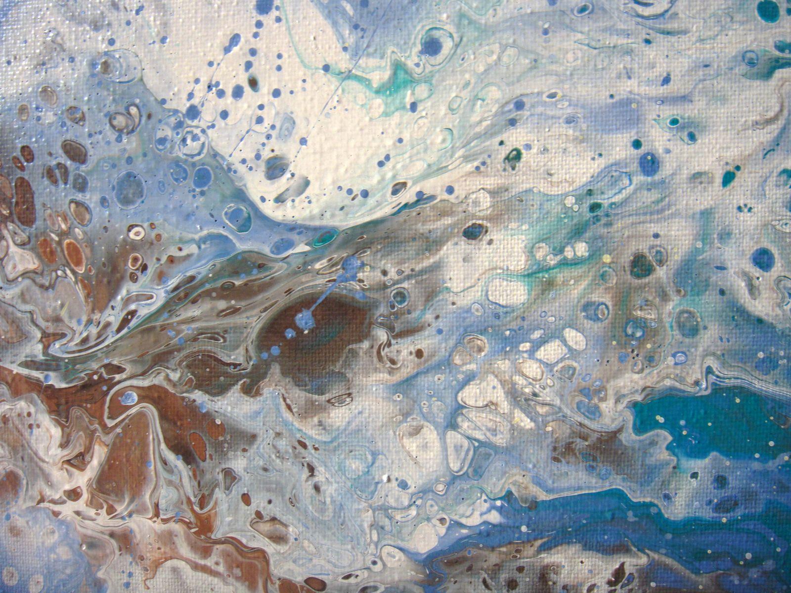 SEA WAVES, Painting, Acrylic on Canvas 3