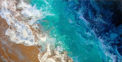 SEA WAVES, Painting, Acrylic on Canvas