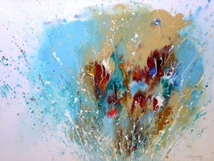 SPLASHES, Painting, Acrylic on Canvas