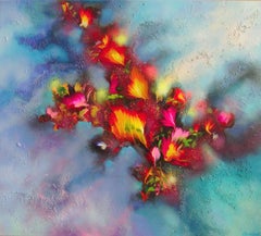 SUEÑOS DE PRIMAVERA, Pintura, Acrílico sobre lienzo