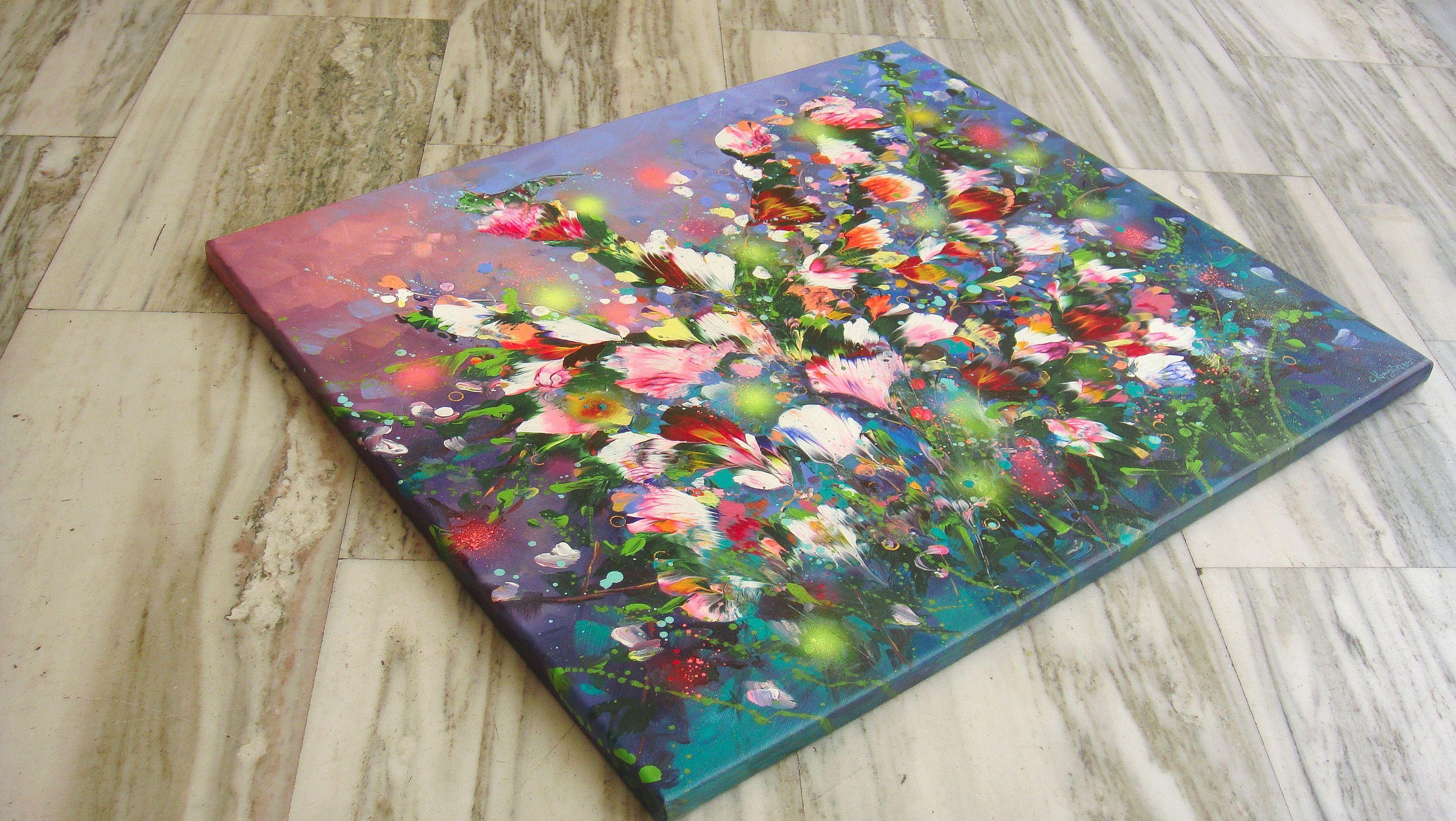 SPRING, Painting, Acrylic on Canvas For Sale 3