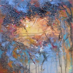 SUNSET, Gemälde, Acryl auf Leinwand