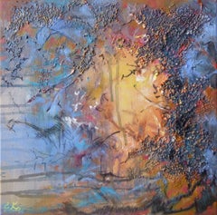 SUNSET, Painting, Acrylic on Canvas