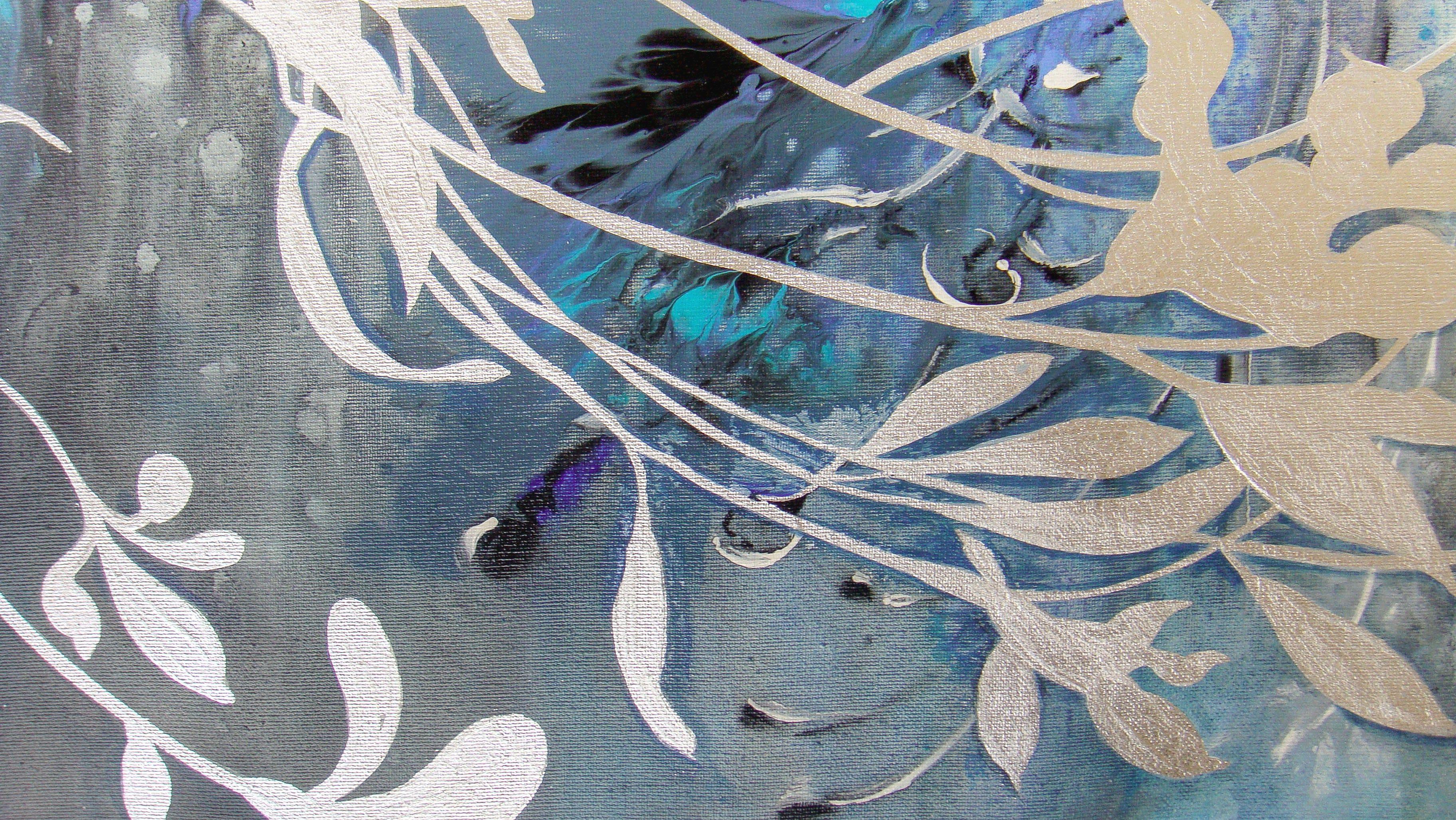 BELLEZZA INVERNALE, Pittura, Acrilico su tela - Painting Astratto di Irini Karpikioti