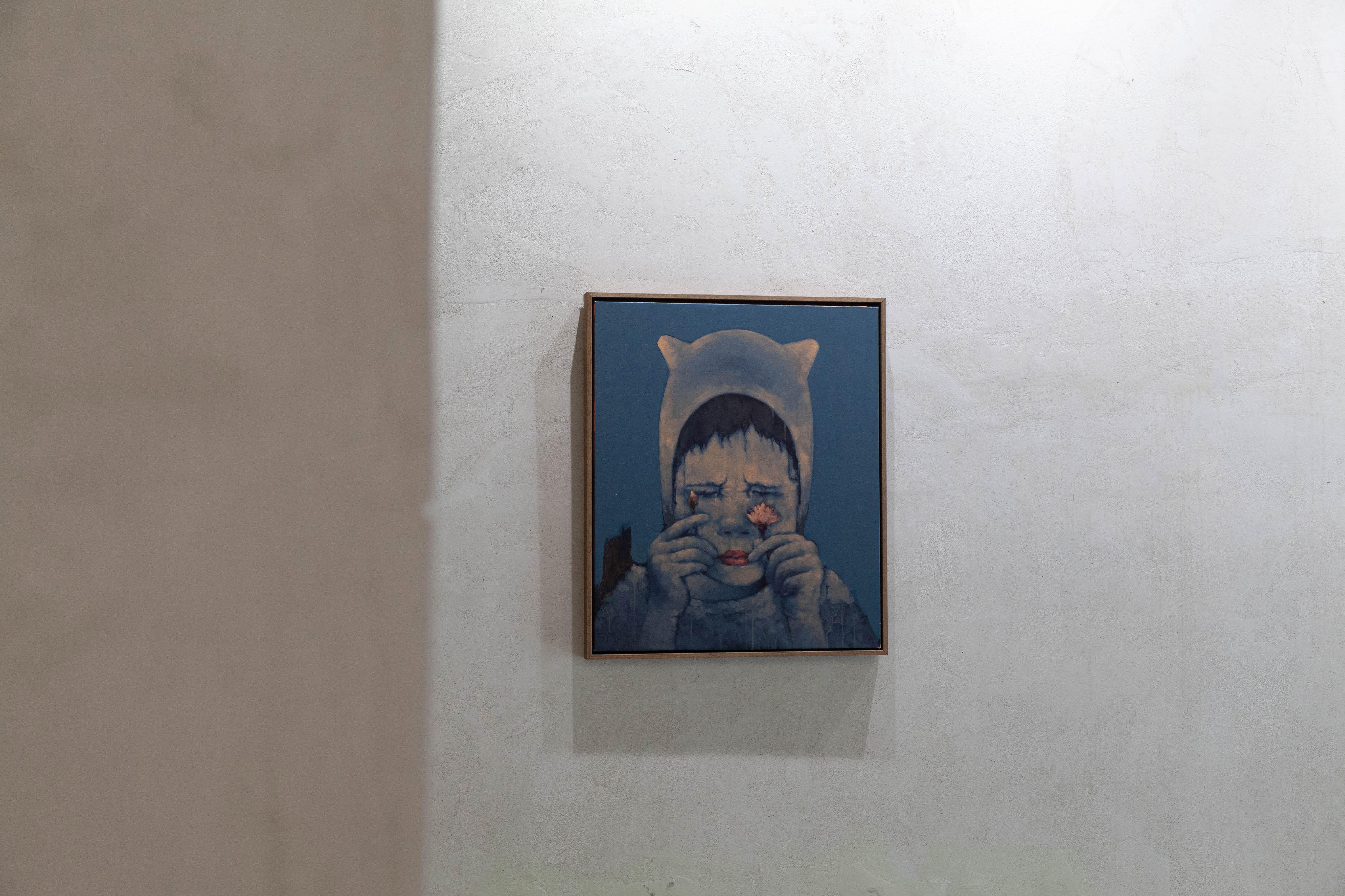 KONTEMPORÄRES KUNSTWERK Figurativ Kinder Öl Irinka Talakhadze NEW Malerei im Angebot 3