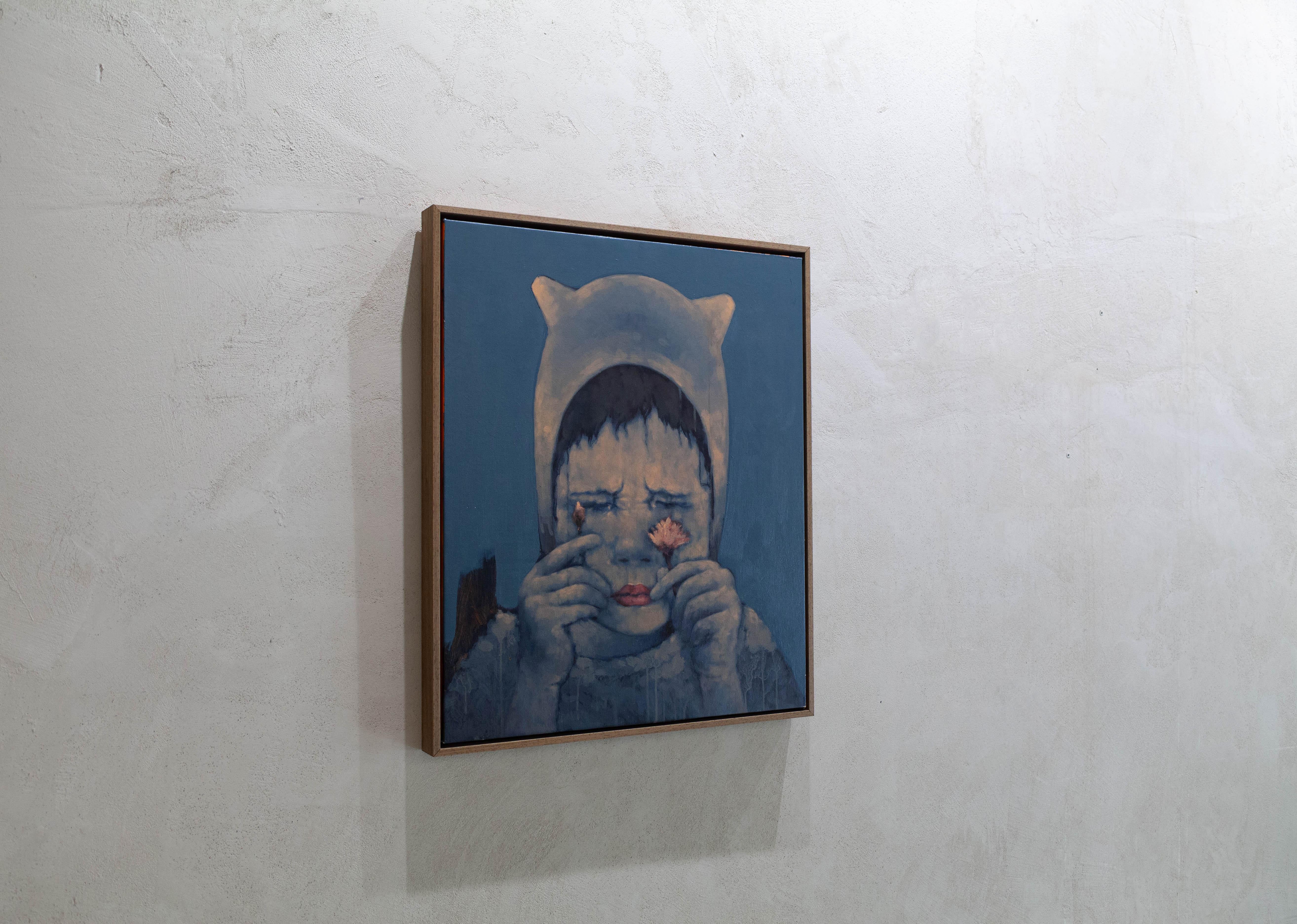 KONTEMPORÄRES KUNSTWERK Figurativ Kinder Öl Irinka Talakhadze NEW Malerei im Angebot 4