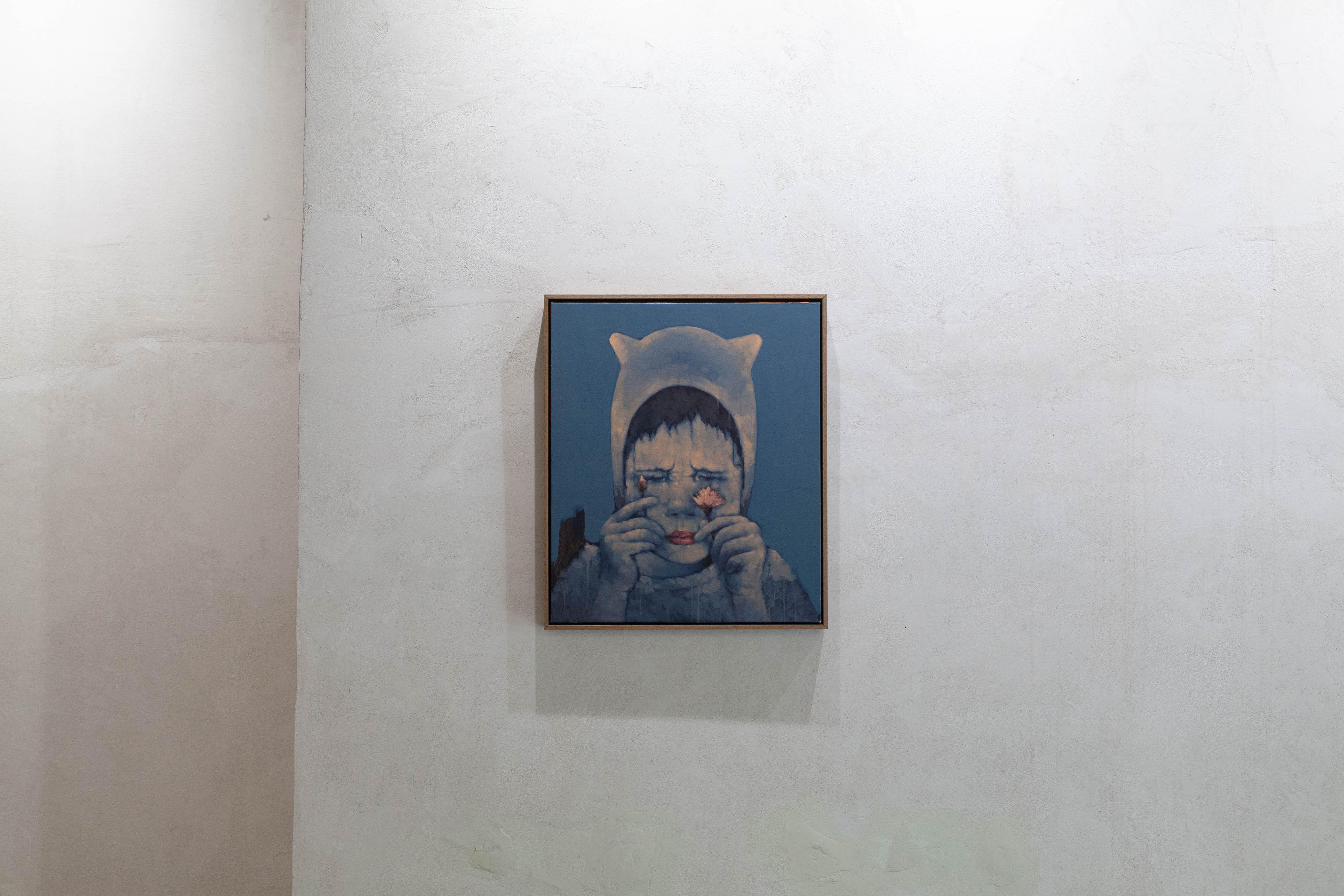 KONTEMPORÄRES KUNSTWERK Figurativ Kinder Öl Irinka Talakhadze NEW Malerei im Angebot 5