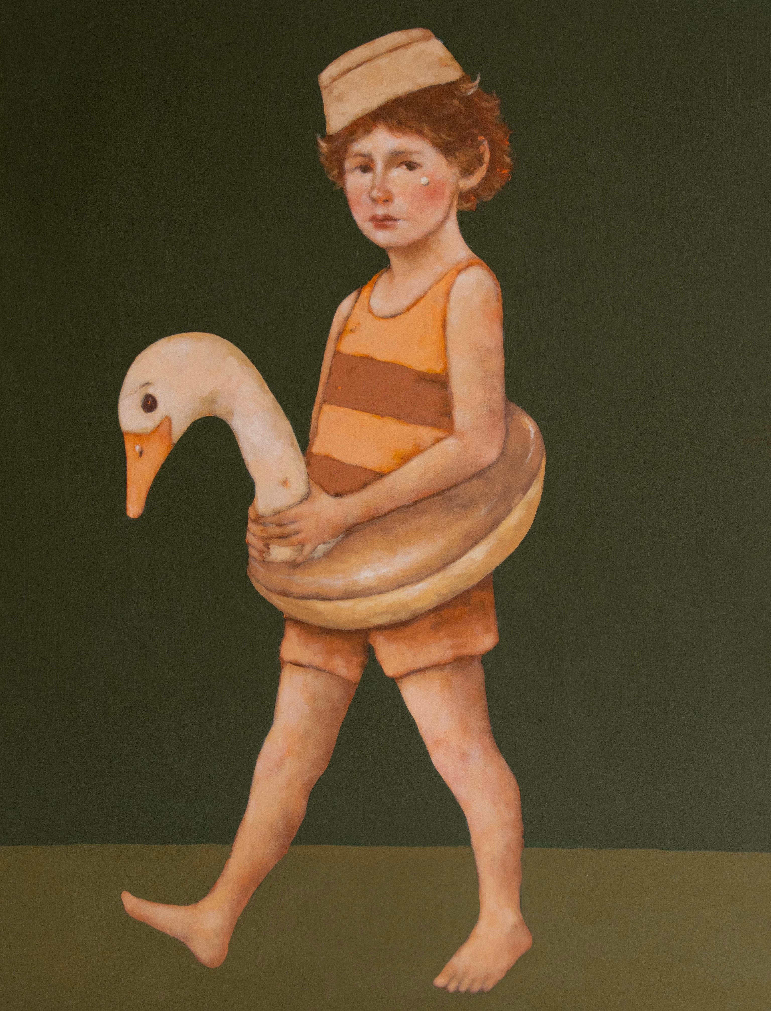 KONTEMPORÄRES KUNSTWERK Figurativ Kinder Öl Irinka Talakhadze NEW Malerei
