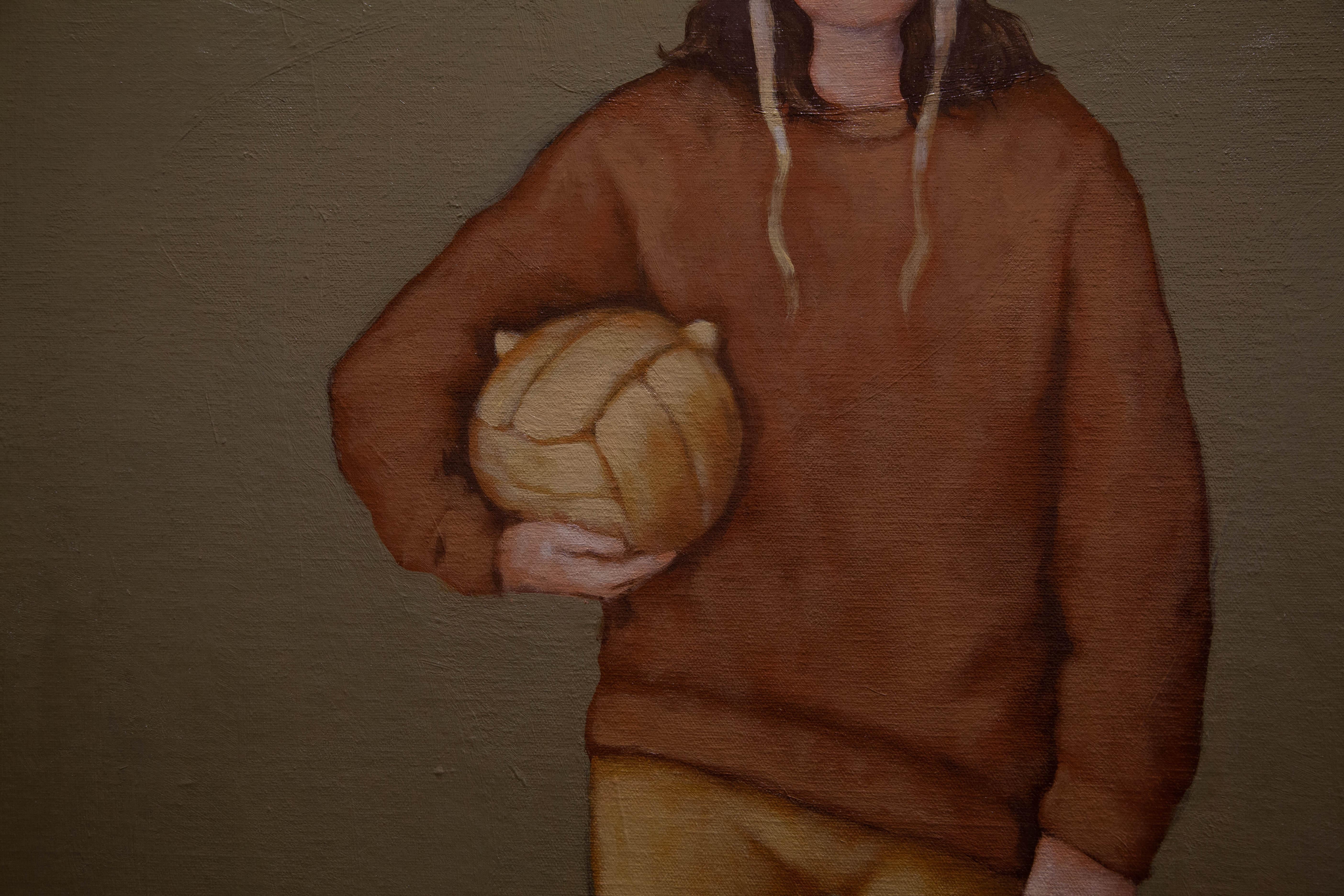 CONTEMPORARY Figuratives Mädchen Frauen Sport Ölgemälde Irinka Talakhadze im Angebot 2