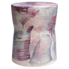 Taburete de gres esmaltado Iris 01 de Pascale Girardin