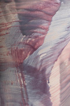 Iris 04 Glazed Stoneware Stool by Pascale Girardin