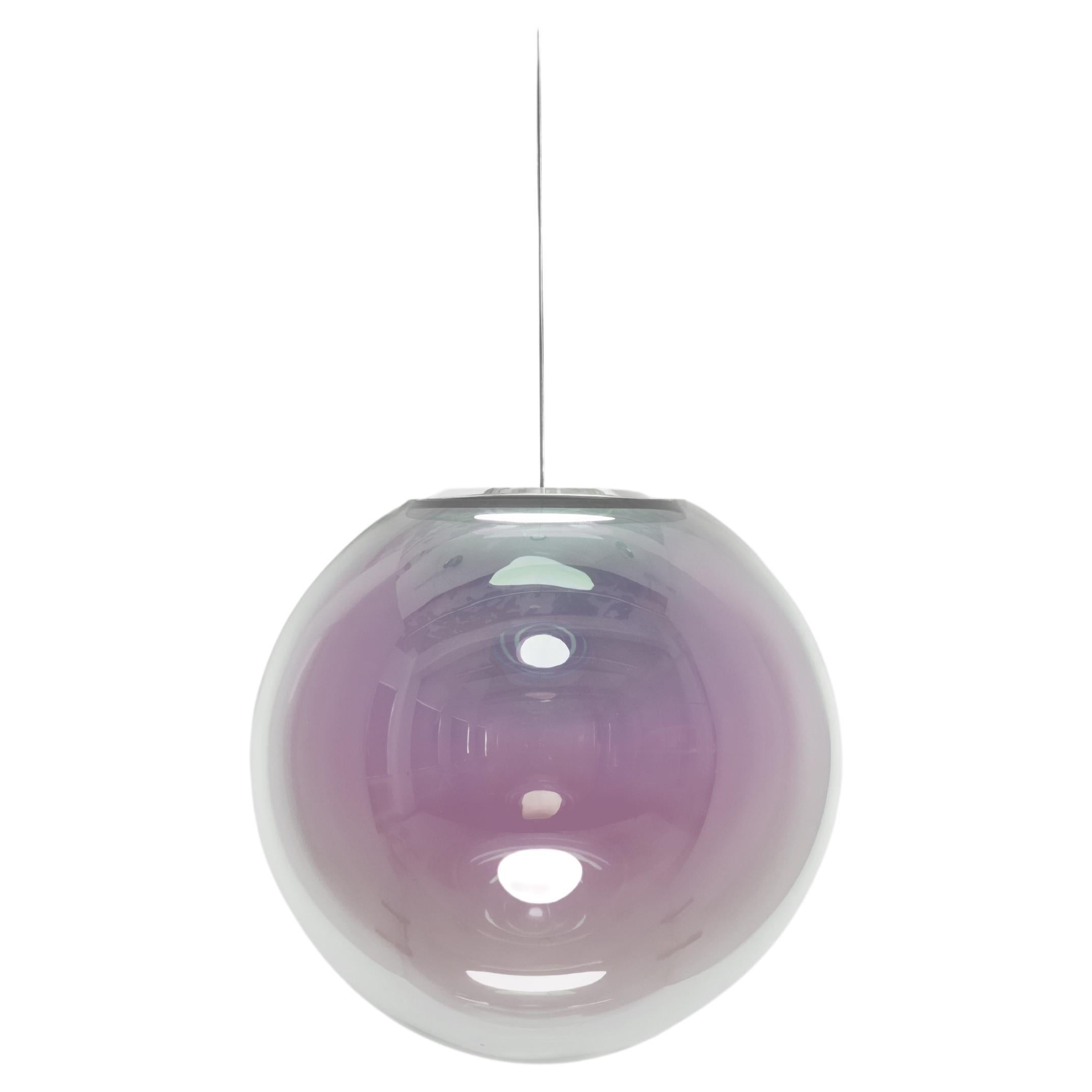 Glass Pendant Light "Iris Globe" 45 cm,  Sebastian Scherer for NEO/CRAFT