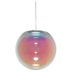 Iris 50 cm Glass Pendant Light Cyan Magenta, Sebastian Scherer for NEO/CRAFT