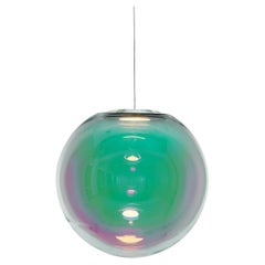Iris 50 cm Glass Pendant Light Pink Green, Sebastian Scherer for Neo/Craft