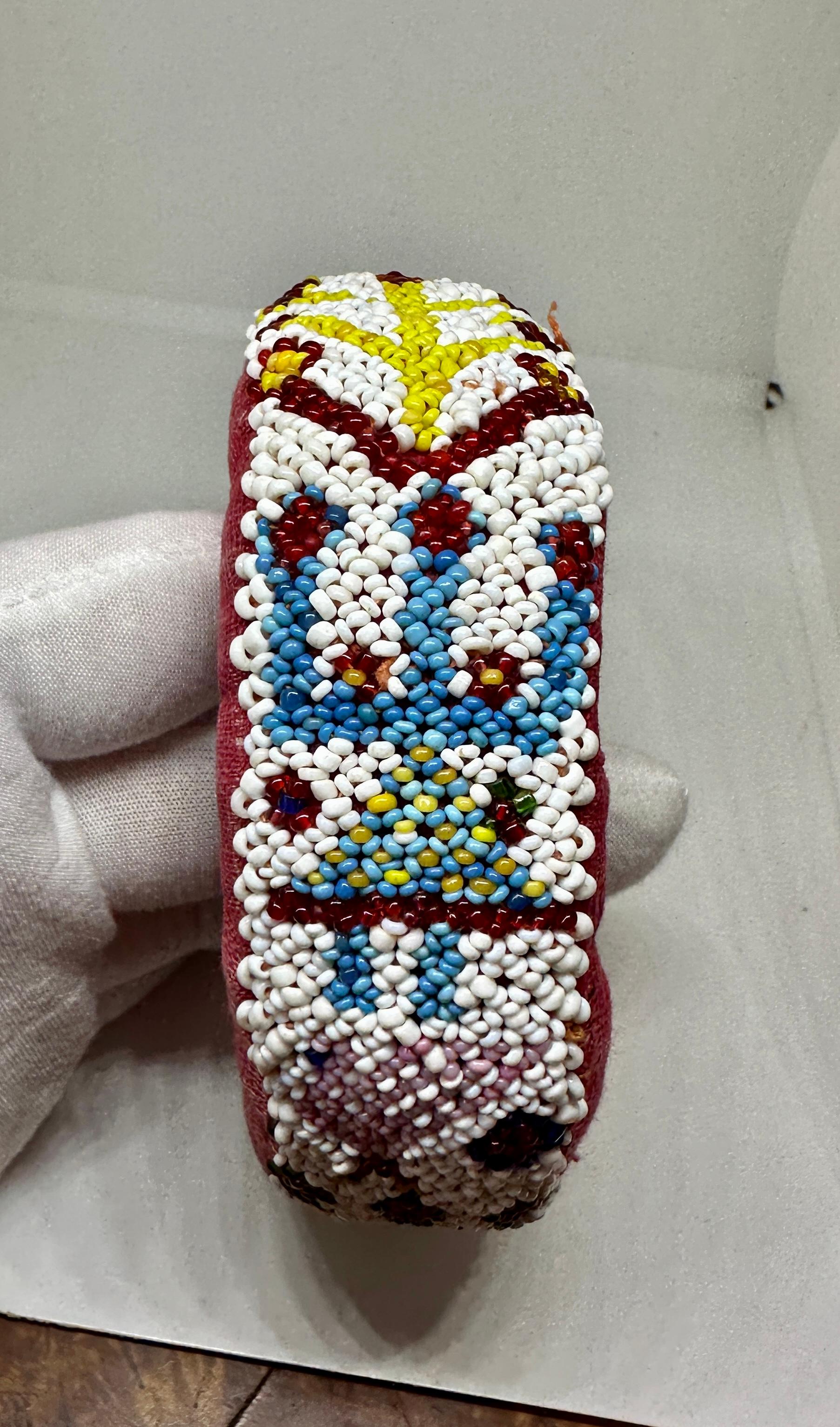 Iris Apfel Estate Personal Beaded Tribal Bracelet African Bangle Bracelet en vente 1