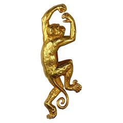 Iris Apfel Estate Personal Monkey Ape Brooch Pin