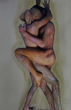 Leidenschaft - Double Nude with Body Paint, photographie d'art, 2018