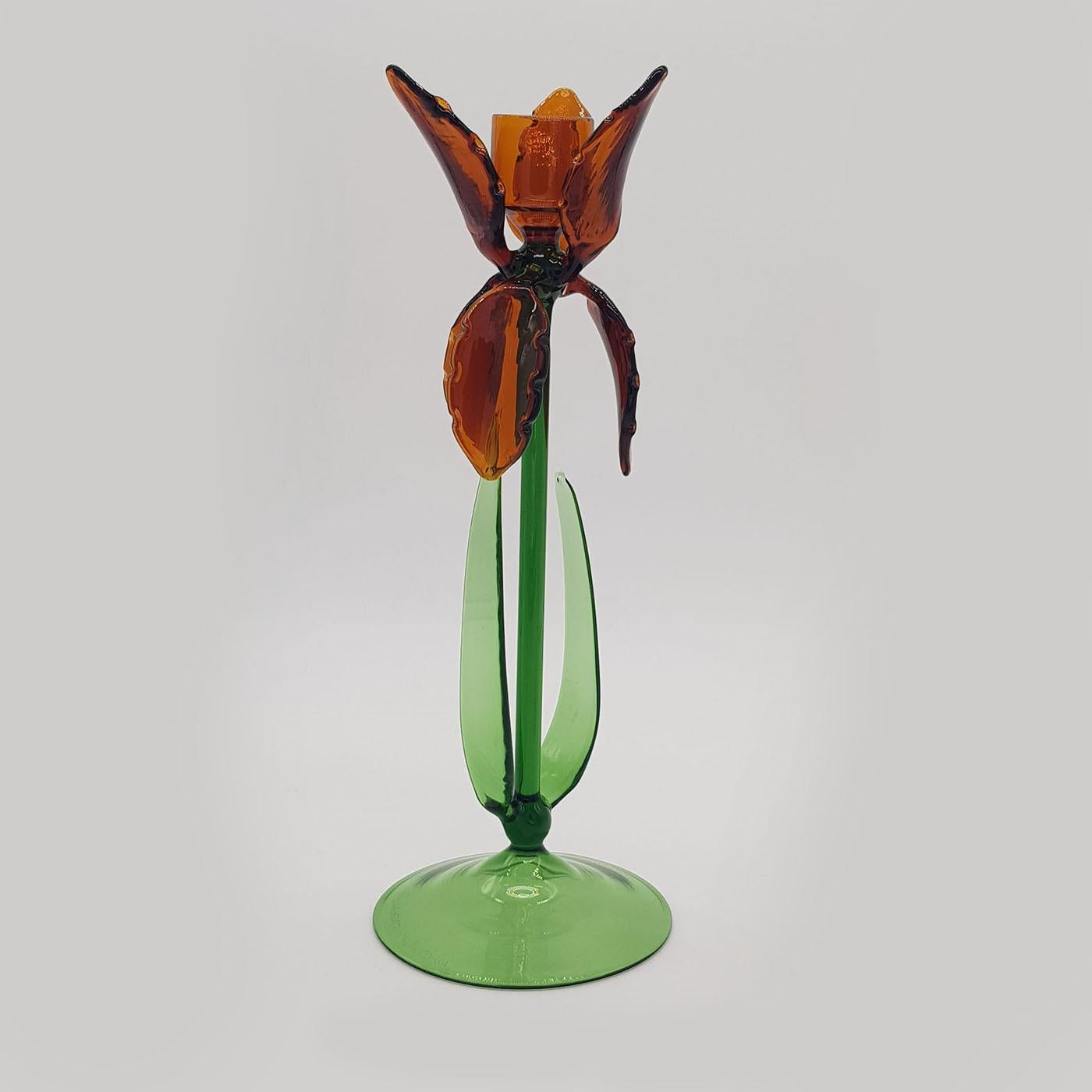 Vetro Portacandele Iris C185 di Casarialto in vendita