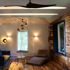 Iris Chandelier: Modern Brass Ceiling Light  Kinetic Lamp