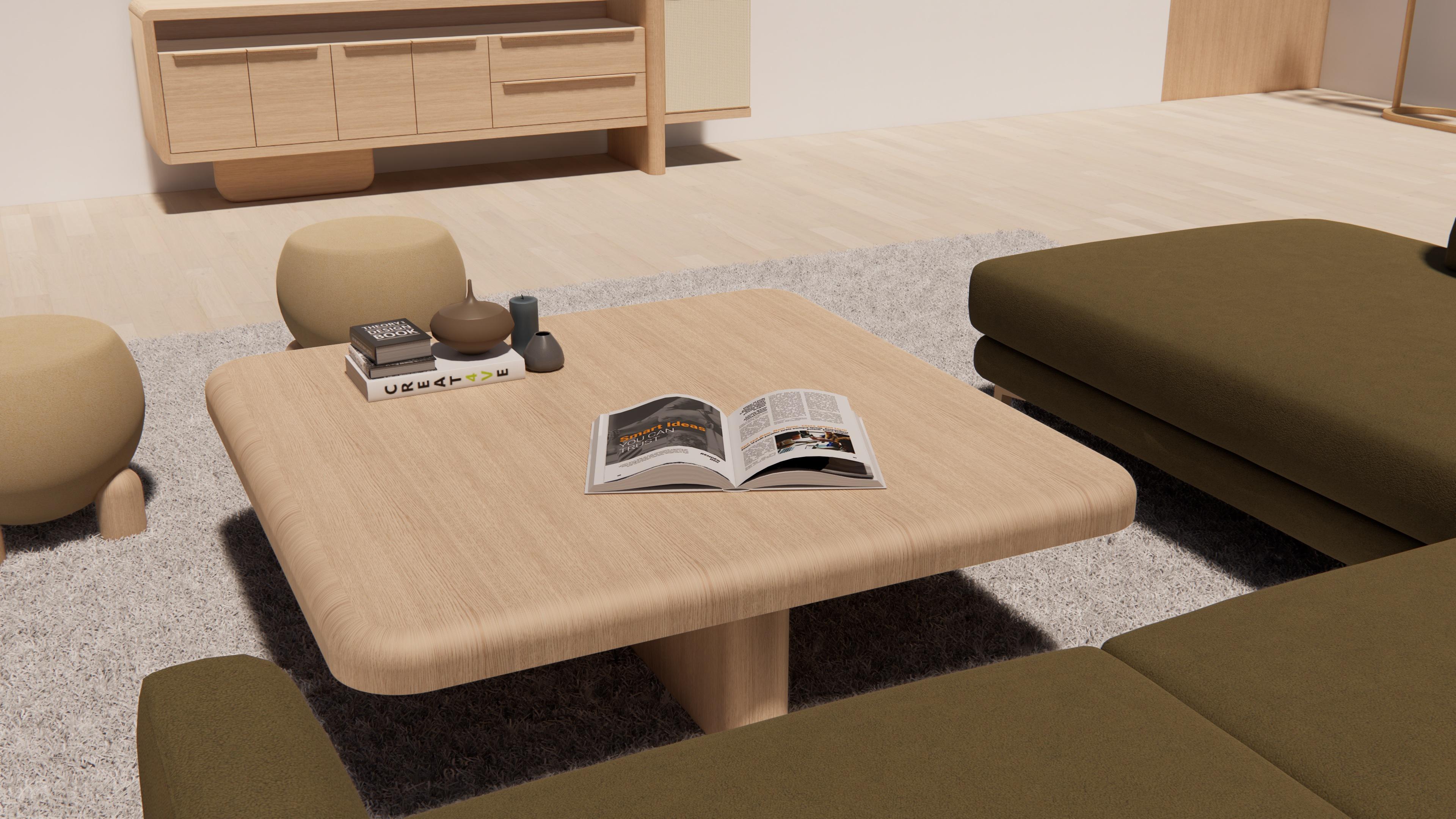 Contemporary Iris Coffee Table For Sale