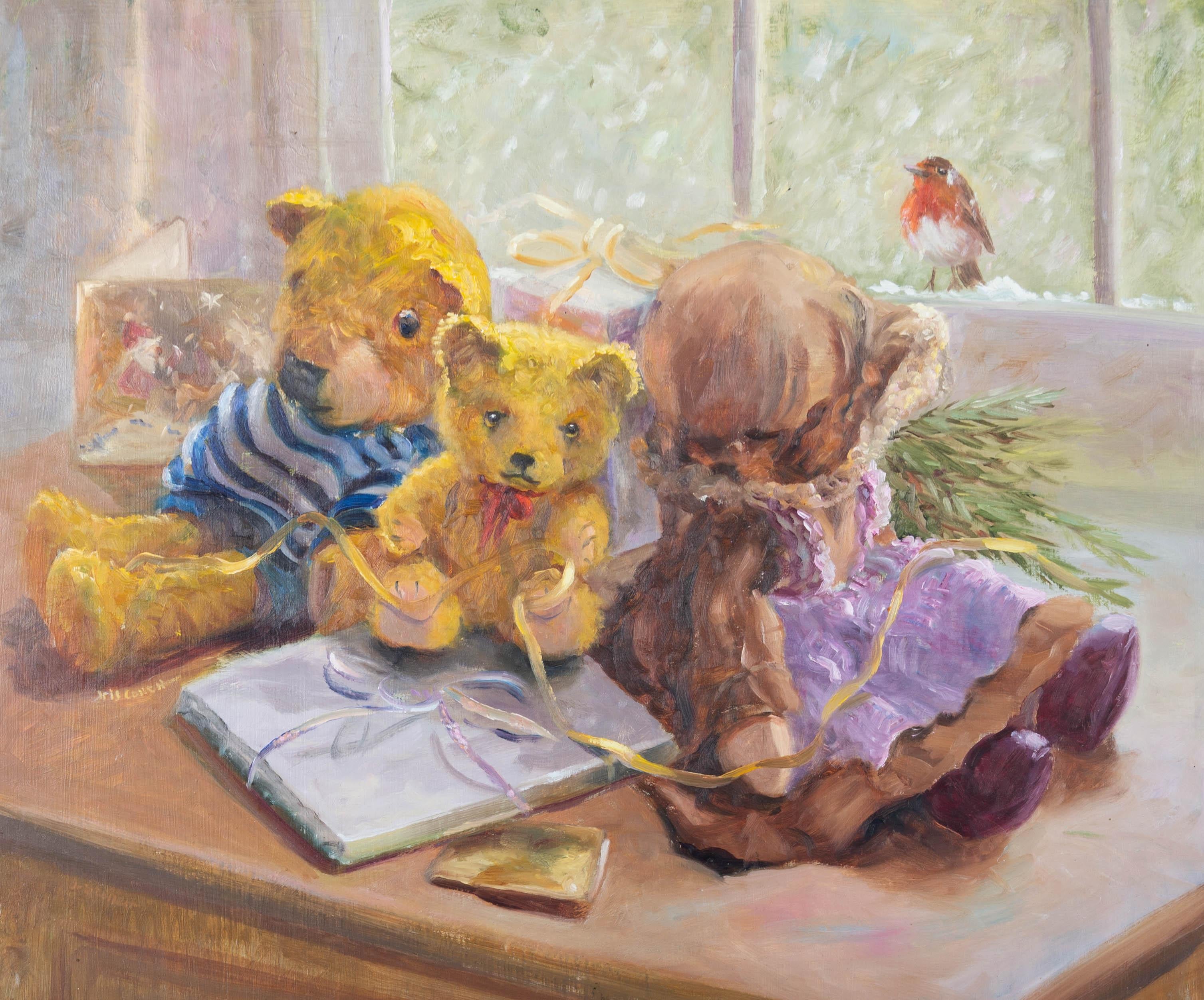 Iris Collett Iris Collett 20th Century Oil, The Favourite Teddy