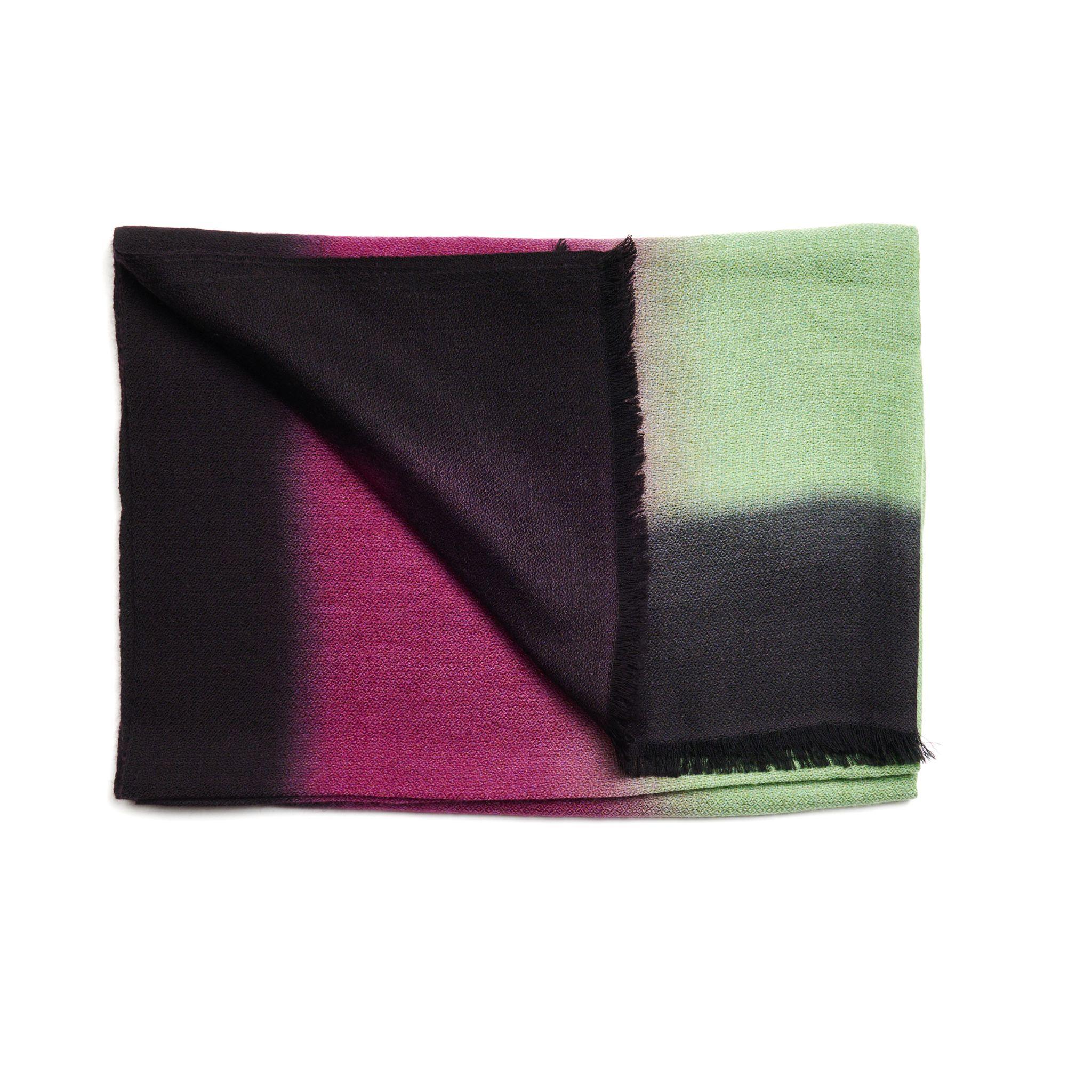 Bufanda Iris Courtyard Cashmere Merino Modern Artisanal Handwoven en venta 14