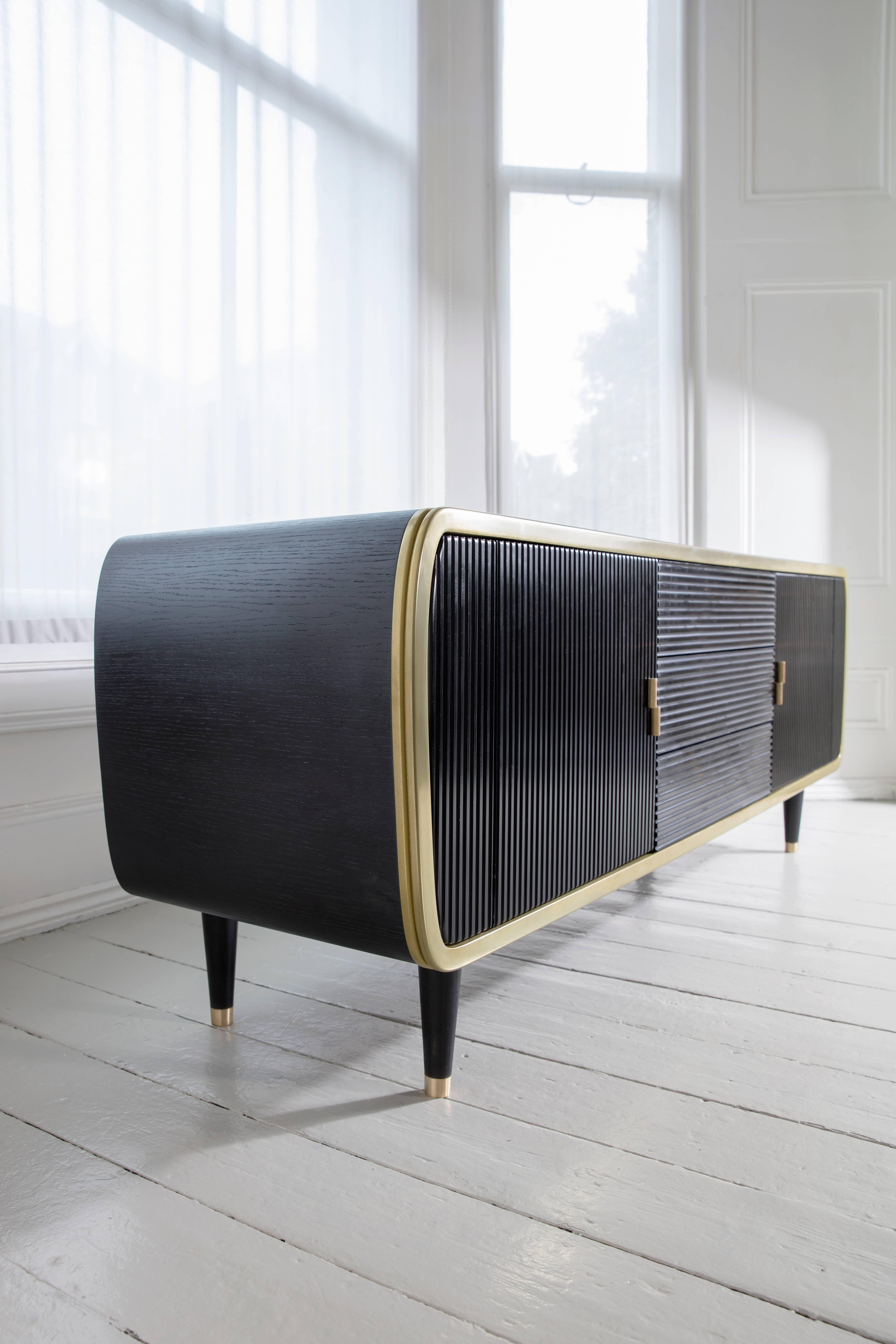 Organic Modern 'Iris' Credenza by Felice James Limited Edition For Sale