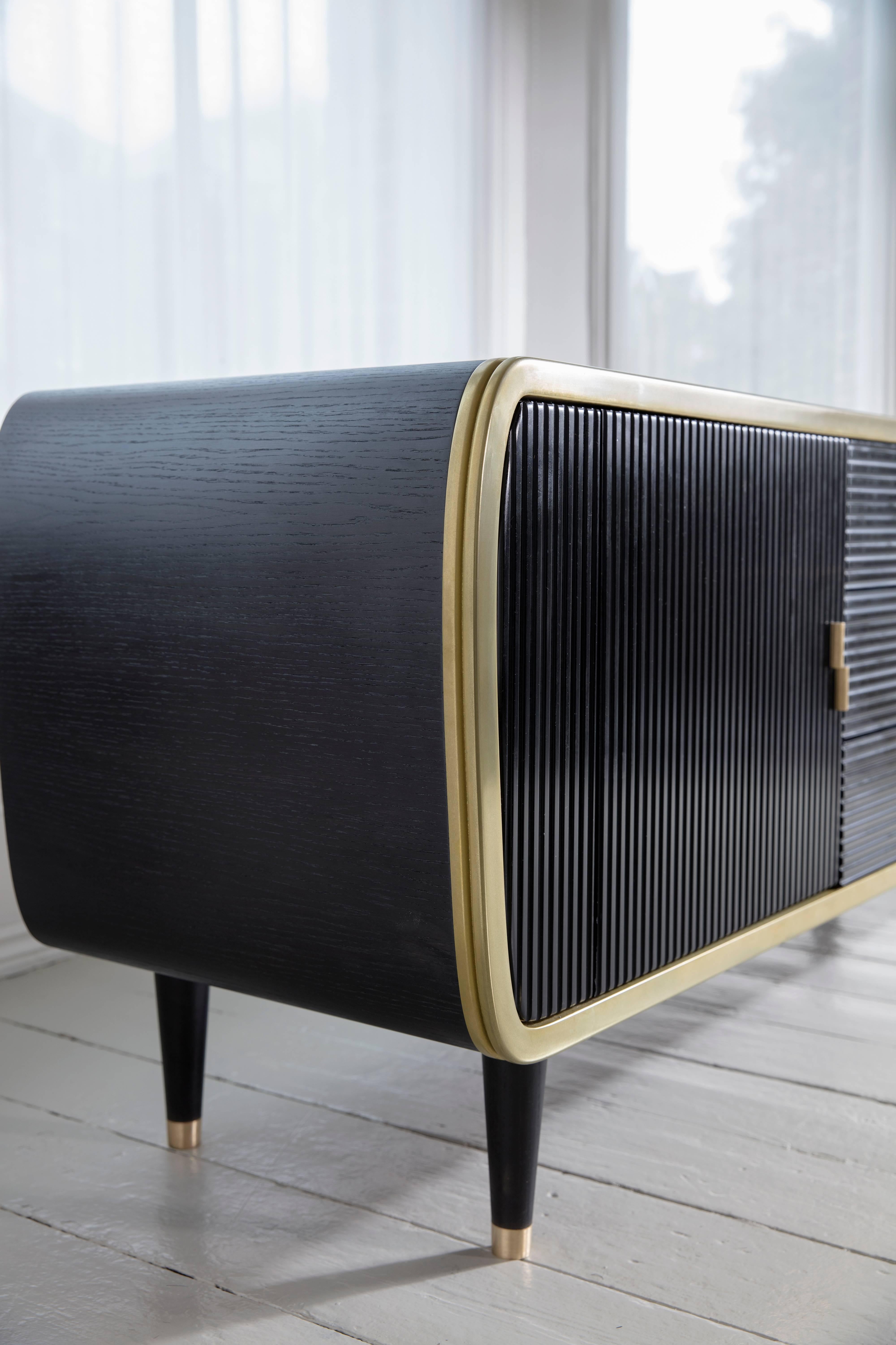 Contemporary 'Iris' Credenza by Felice James Limited Edition For Sale