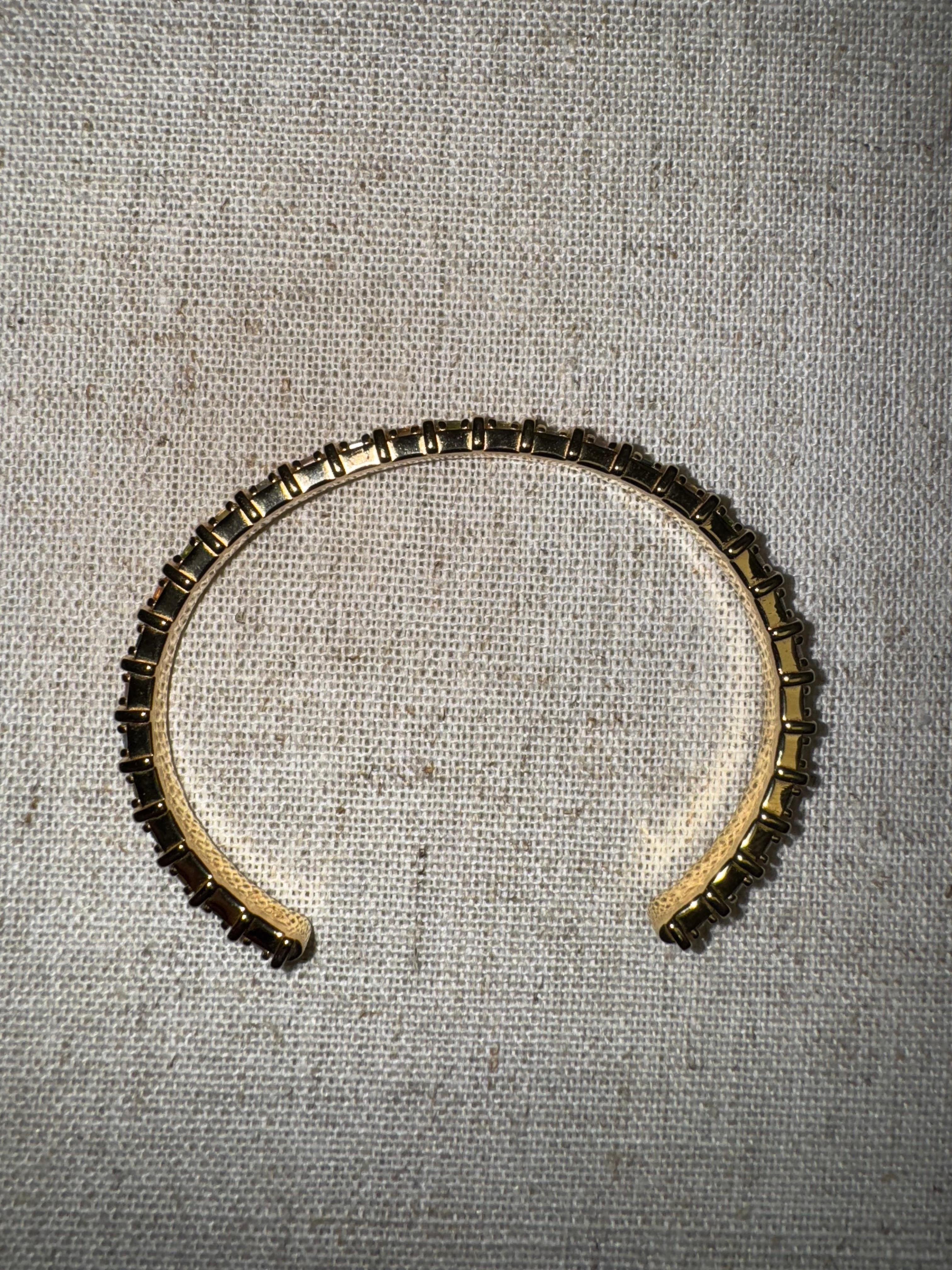 Goldarmband aus Gold mit natürlichen mehrfarbigen Edelsteinen - Größe Small für Damen oder Herren im Angebot
