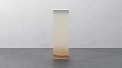 Iris Floor Mirror with Marble Foot by Arthur Vallin