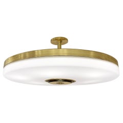 Iris Grande Ceiling Light by Gaspare Asaro-Polished Brass Finish