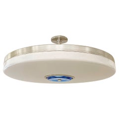 Iris Grande Ceiling Light by Gaspare Asaro-Polished Nickel Finish