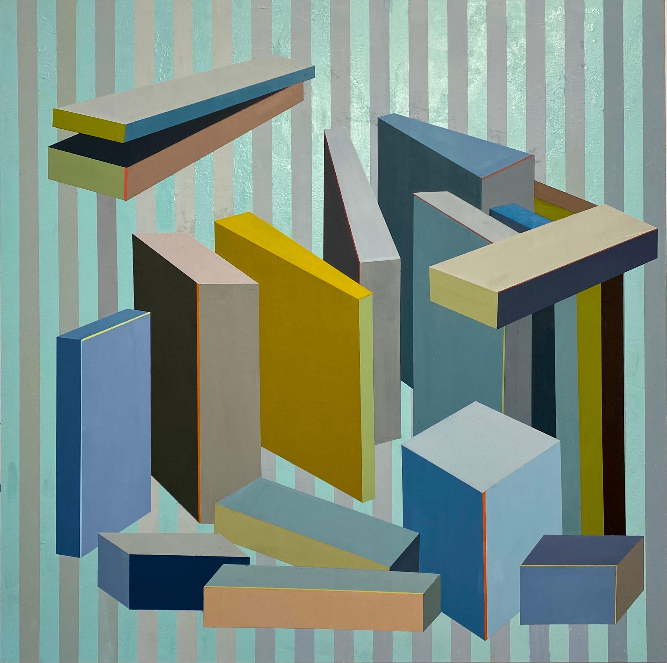 Iris Kufert-Rivo Abstract Painting - Shift