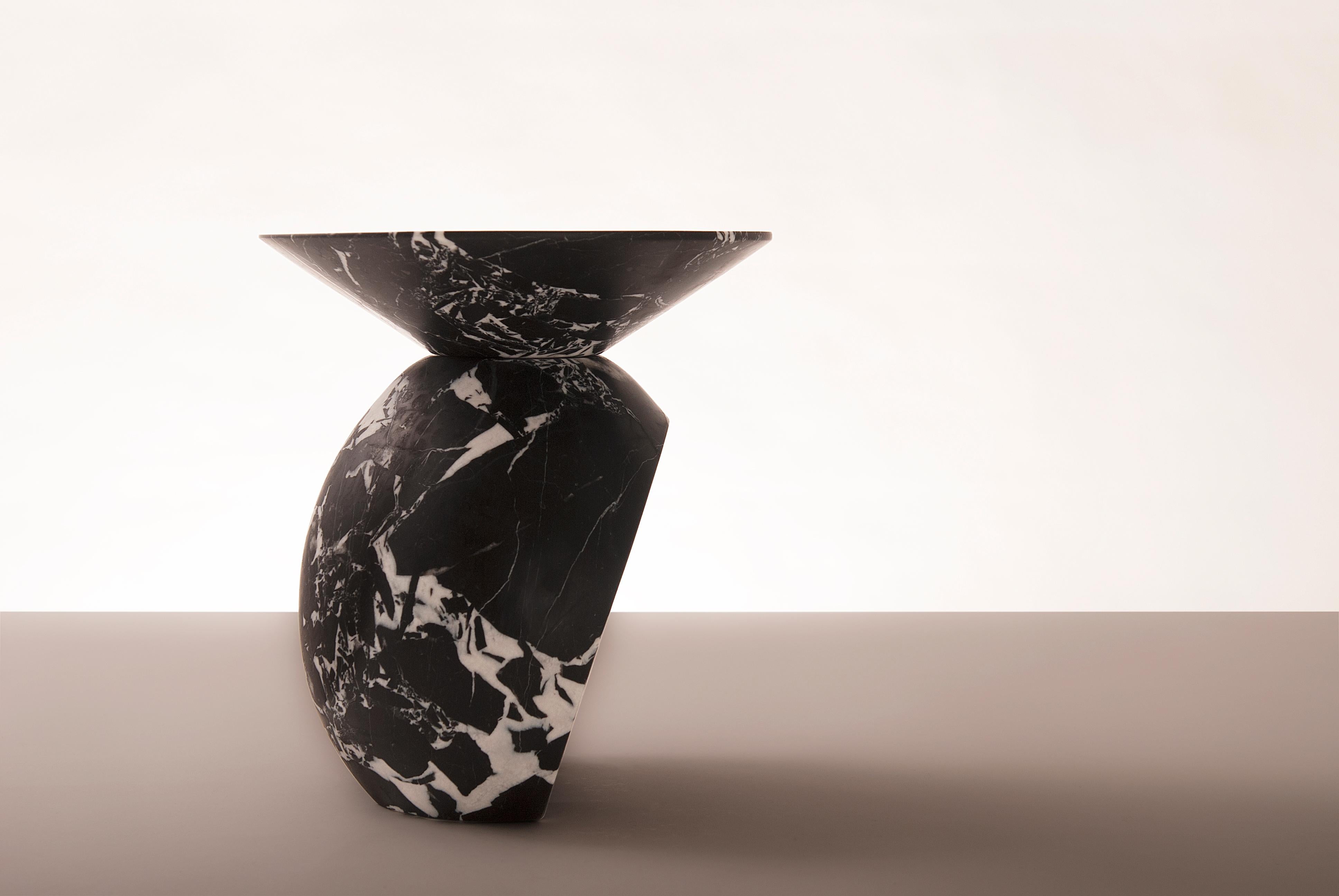 Modern Iris, Marble Contemporary Vase, Valentina Cameranesi