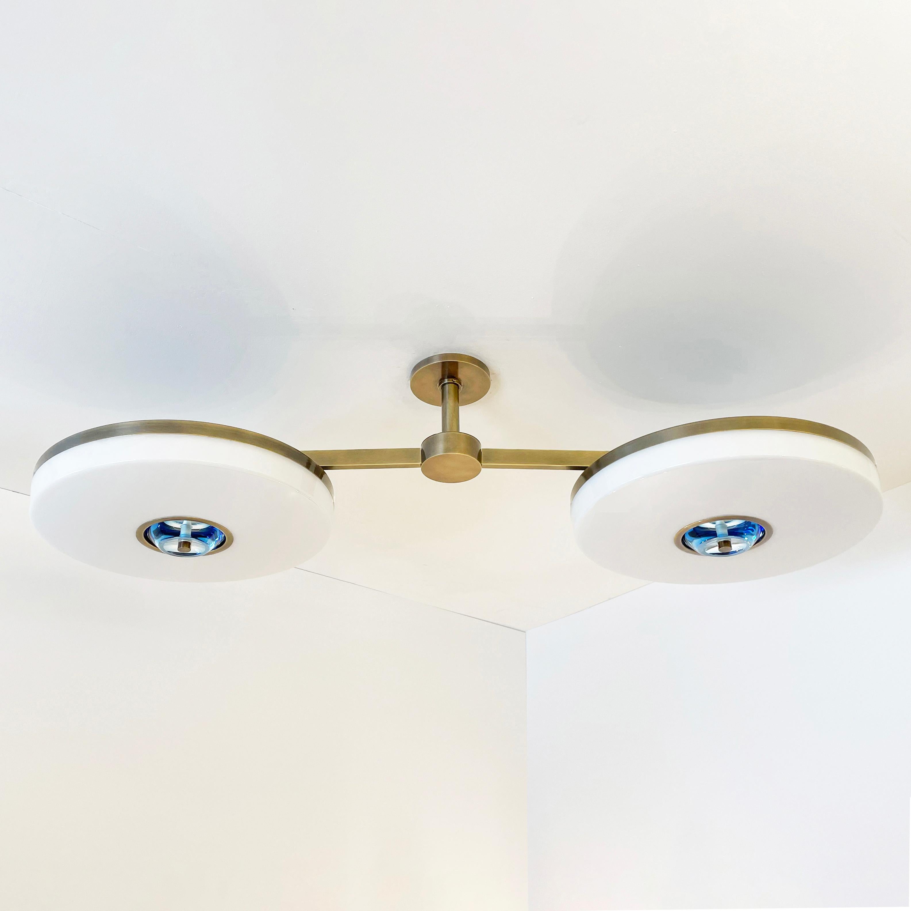 Italian Iris N. 2 Ceiling Light by Gaspare Asaro For Sale