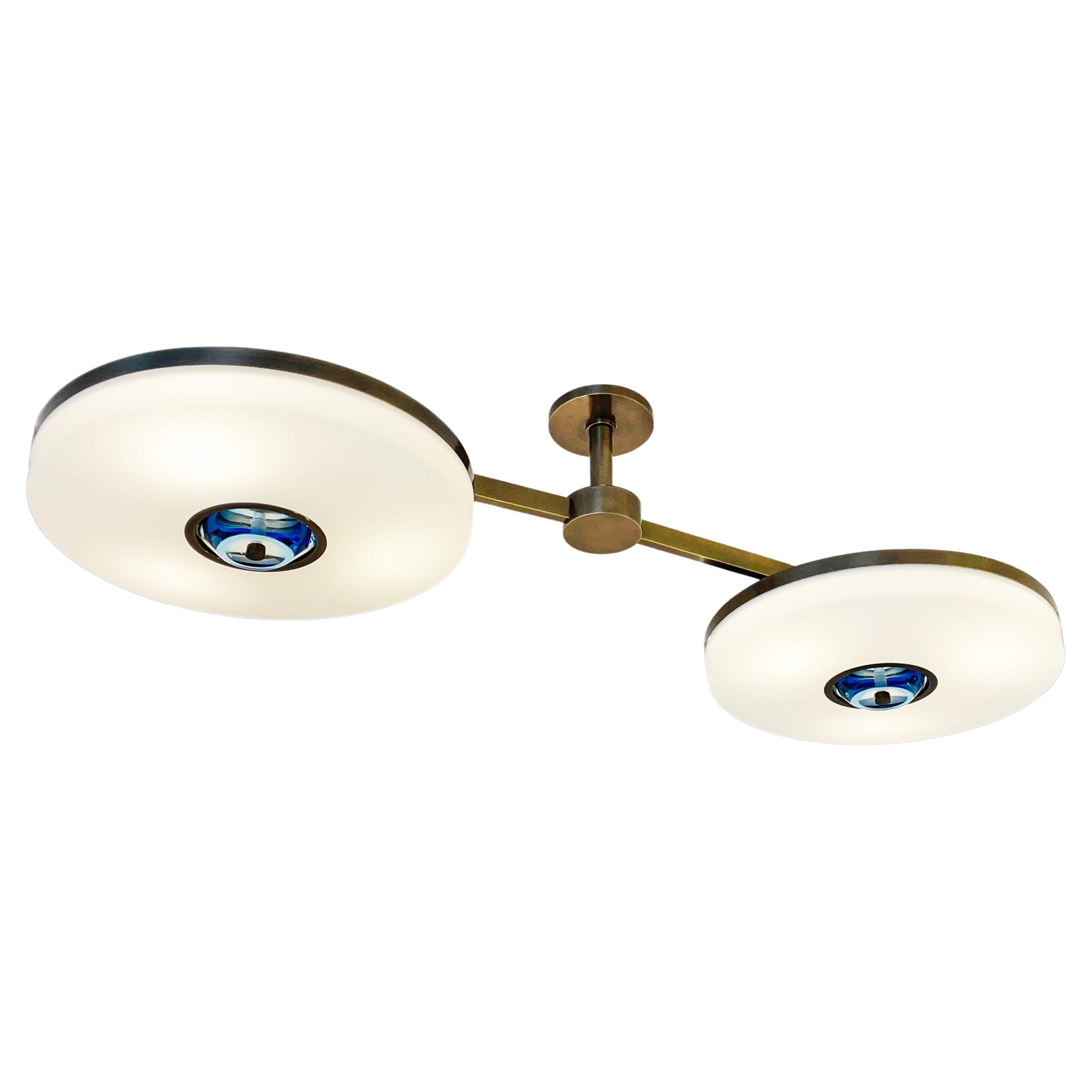 Iris N. 2 Ceiling Light by Gaspare Asaro For Sale