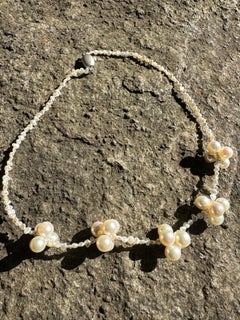 IRIS PARURE, Akoya Pearl 7.00-8.00mm×25 Fringe Necklace, Japanese Cultured Pearl