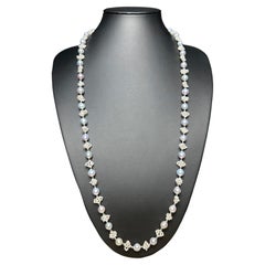 Used IRIS PARURE, Baroque Pearl, Non Colored & Bleached Japanese Akoya Pearl Necklace