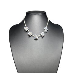 Used IRIS PARURE, Beni Akoya Pearl 7.00-8.00mm×25 Fringe Necklace, Japanese Pearl