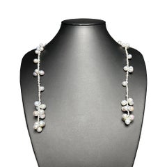 IRIS PARURE, Japanese Non Colored & Bleached Pearl, Beni Akoya Pearl Necklace