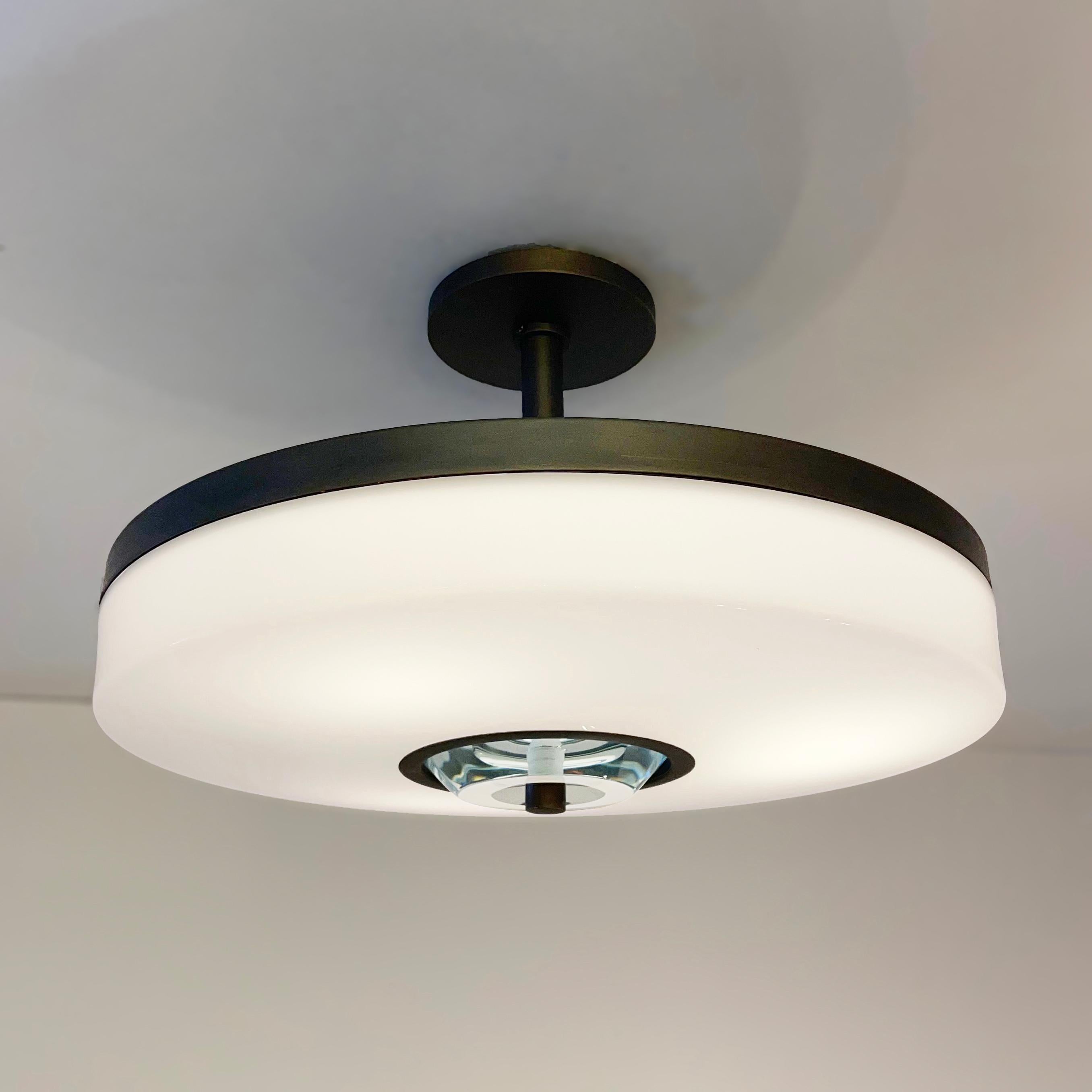 Iris Piccolo Ceiling Light by Gaspare Asaro In New Condition For Sale In New York, NY